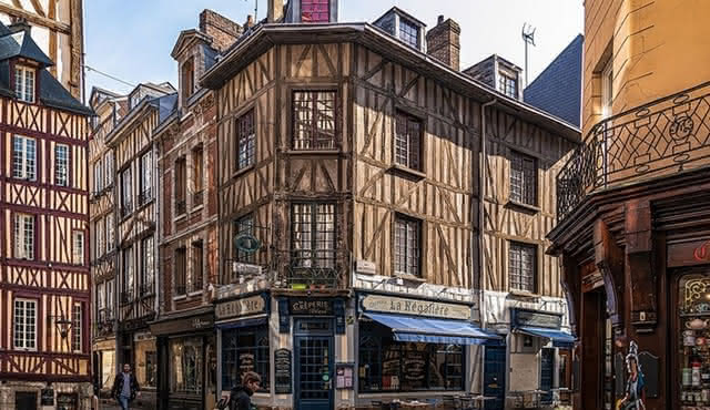 Visite privée à pied de Rouen