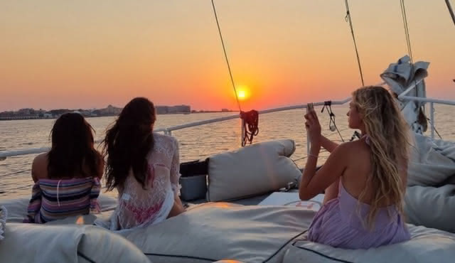 Rhodes Sunset Cruise with Dinner, Drinks Music