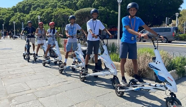 Rhodes Old Town Tour by Trikke Electric Scooter