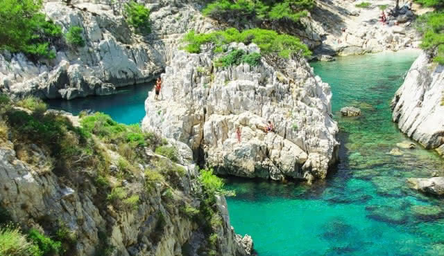 Wanderung zum Nationalpark Calanques mit Transport und Picknick