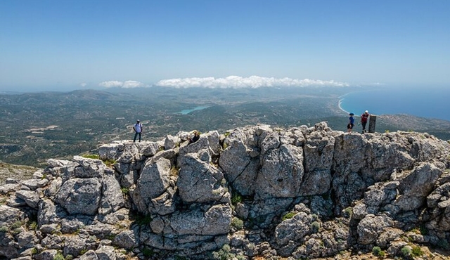 Senderismo Montaña Akramitis Rhodes — servicio de recogida disponible