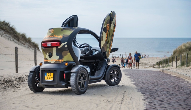 Elektroauto zum Selberfahren mit Dünen‐ und Strand‐Audiotour