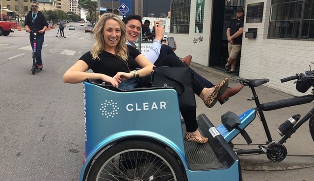 Private Pedicab‐Stadtrundfahrt durch Austin (halbe Stunde)