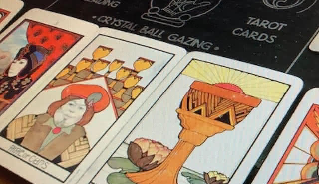 Interactive Mystical Tarot Card Experience