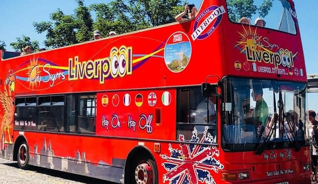 Liverpool Hop‐On Hop‐Off Sightseeing Bus Tour
