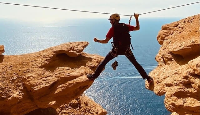 Adventure route in Cassis — Via Corda Philémon
