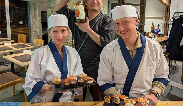 Sushi Making Class del Monte Fuji vicino al parco Arakurayama sengen