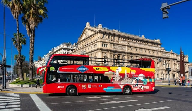 Buenos Aires Hop‐On Hop‐Off Sightseeing Bus Ticket
