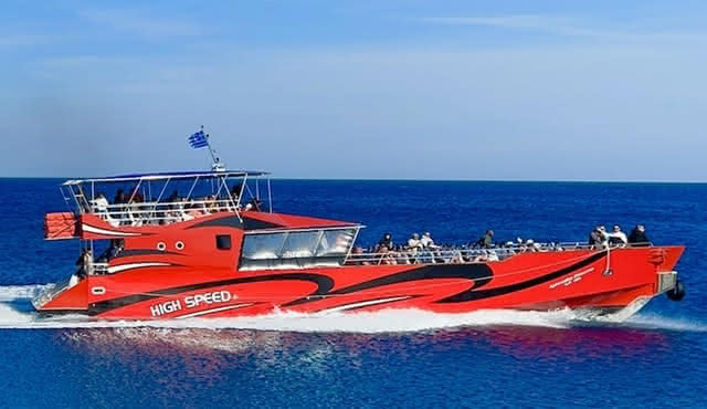 High‐speed boat cruise to Symi Island and St George's Bay