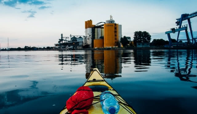 Guided sunset kayak tour of Gdansk