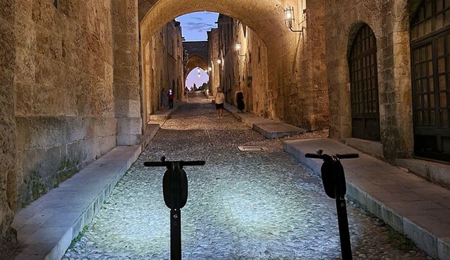Rhodes by Night Segway Route