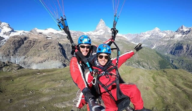 Panoramic Paragliding Flight in Zermatt Matterhorn (15‐20min)