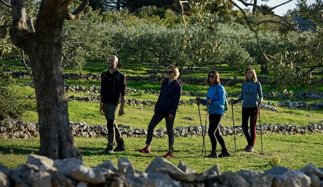 Randonnée en groupe à Brac Vidova Gora