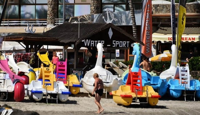 Tretbootverleih am Anfi Beach