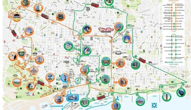 Barcelona City Tour Hop‐On Hop‐Off with Optional Catamaran
