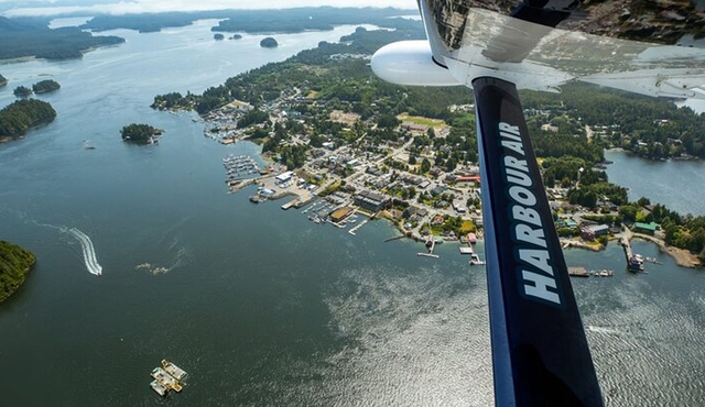 Transfert aller simple en hydravion panoramique de Tofino à Vancouver