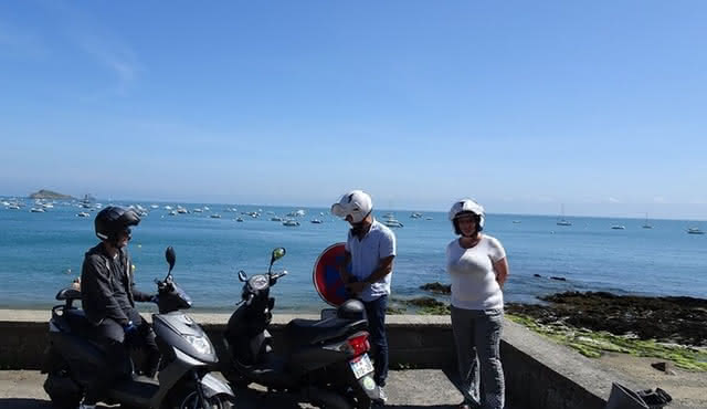 Private 5‐Hour Electric Scooter Ride from Cancale