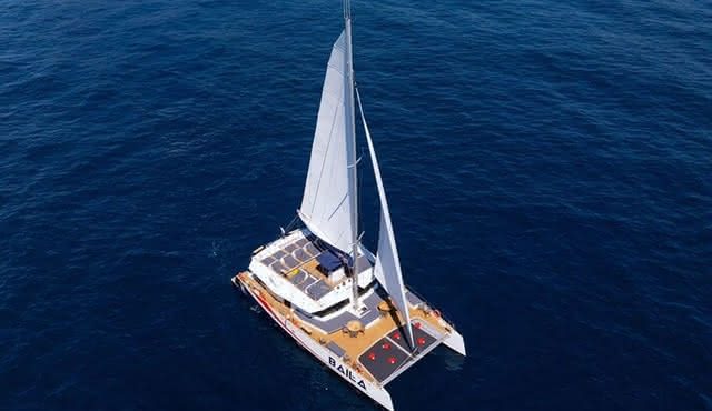 The Sunset in Catamaran in the Esterel Saint Raphael