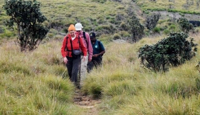 Parco nazionale di Horton Plains da Nuwara Eliya