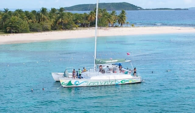 From Fajardo Icacos Catamaran Snorkeling Tour