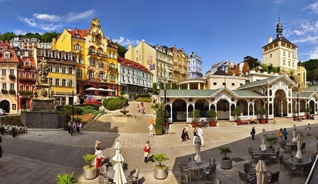 Karlovy Vary Full‐Day Tour with Diana Watchtower, from Prague