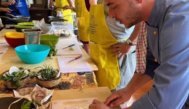 COOKING CLASS in Taormina at Chef Massimo HOUSE!!
