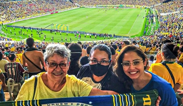 Match de football à Rio de Janeiro