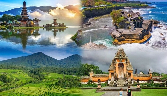 Tour di un'intera giornata Tanah Lot, Jatiluwih, Danau Beratan