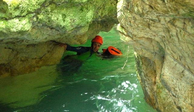 Canyoning in Vercors Regional Park, near Grenoble