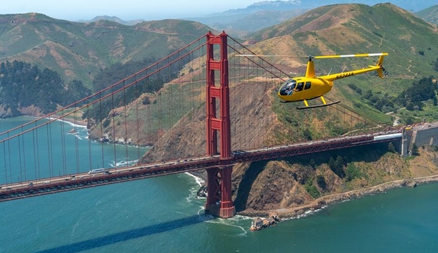 Tour in elicottero di San Francisco: Golden Gate, Alcatraz e San Francisco