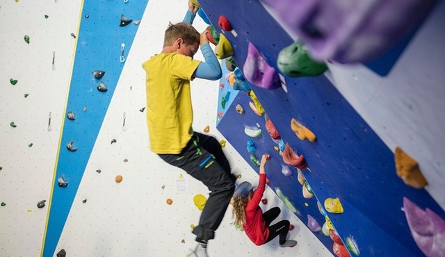 Scala una delle pareti da arrampicata indoor più alte della Norvegia