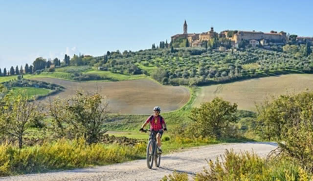 Pienza and Val d'Orcia PRIVATE E‐bike Tour + Pick Up & Drop Off