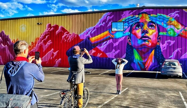 Da parete a parete: tour murale di 2 ore su Boulder eBike