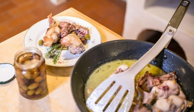 Clase de cocina privada en Camogli