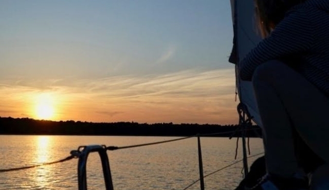Sunset Sailing from Bad Saarow near Berlin