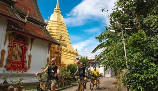 Tour in bici mattutino di Chiang Mai fuori dai sentieri battuti