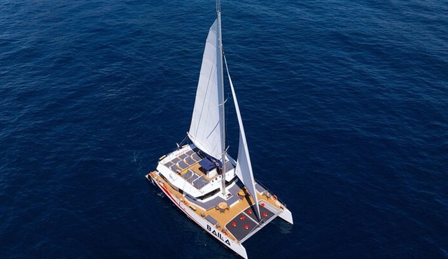 The Sunset in Catamaran in the Esterel Saint Raphael
