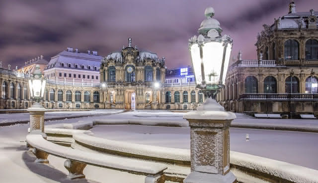 Zimní sny v drážďanském paláci Zwinger
