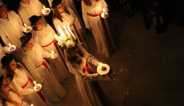 Lucia, the Swedish Queen of Light